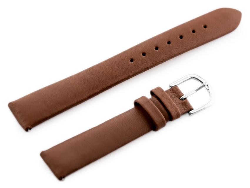 BISSET BS-213 leather watch strap - 16mm