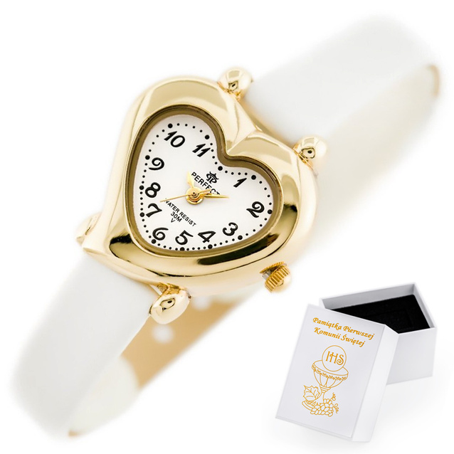 PERFECT CHILDREN'S WATCH - communion - heart + BOX