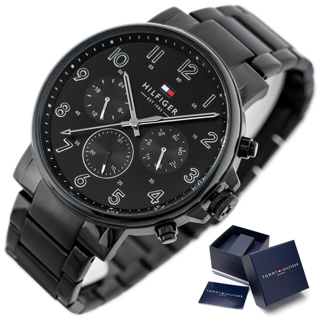 TOMMY HILFIGER MEN'S WATCH 1710383 DANIEL (zf032a) + BOX