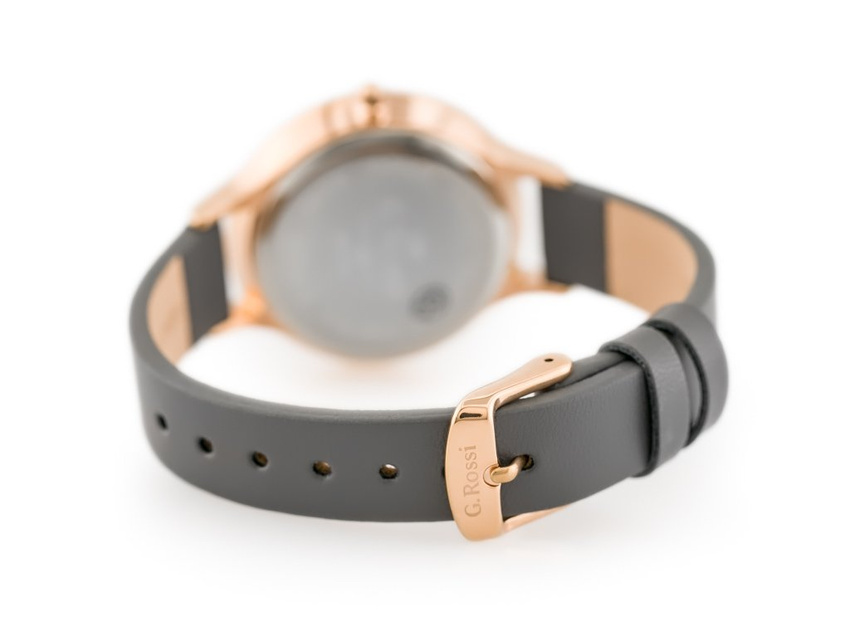 WOMEN'S WATCH G. ROSSI - 10411A-1B3 ON PASK (zg714d) + BOX