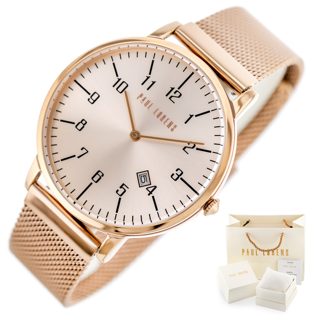 ZEGAREK DAMSKI PAUL LORENS - PL11503B-4D2  (zg510e) + BOX