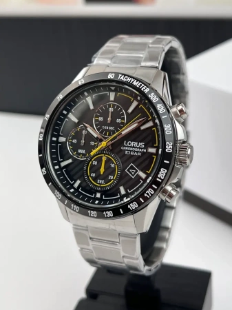 Men's Lorus Chronograph 45 mm RM397HX9 + BOX watch