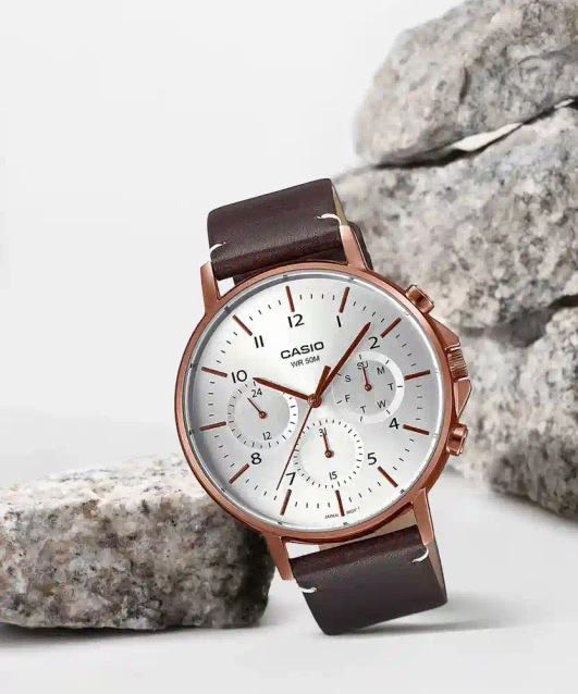 ZEGAREK MĘSKI CASIO MTP-E321RL-5A (zd190b) + BOX