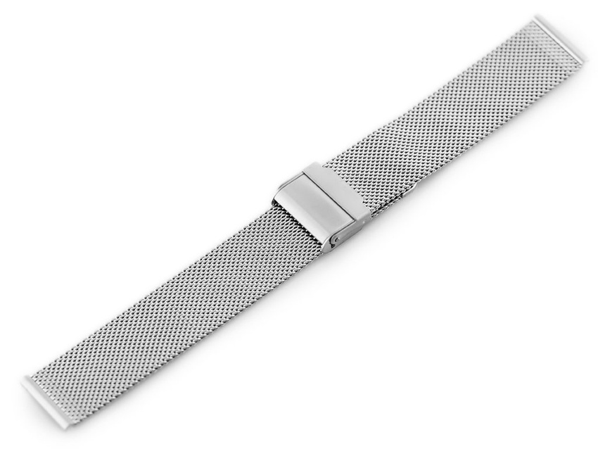 Bracelet 302S - HQ mesh - silver - 22mm