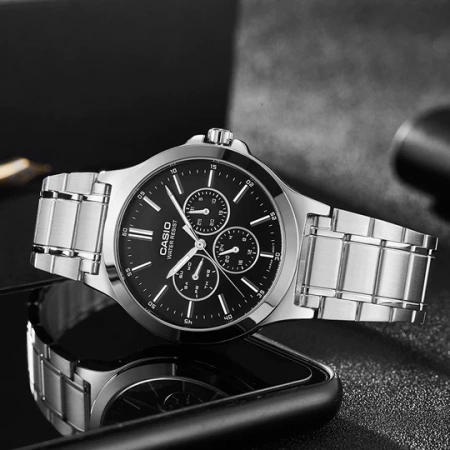 CASIO MTP-V300D-1A MEN'S WATCH + BOX