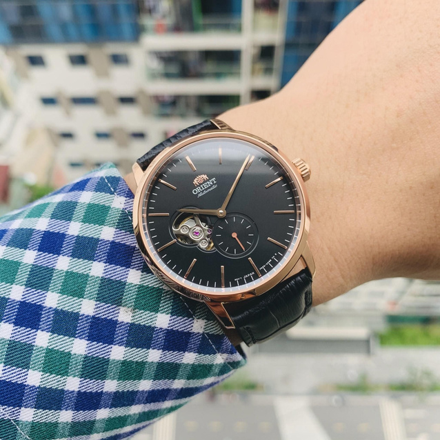 Zegarek Męski Orient Open Heart Automatic  RA-AR0103B10B + BOX