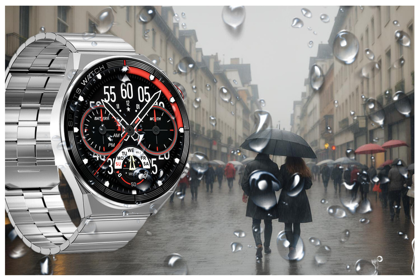 Rubicon RNCE99 MEN'S SMARTWATCH - CALL MAKING, WIRELESS CHARGING (sr046a)