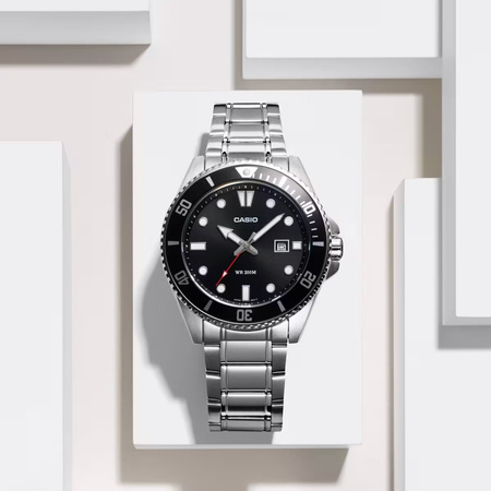 Casio Men's Watch MDV-107D-1A1 WR200 + BOX