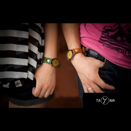 ZEGAREK DAMSKI TAYMA - RETRO PUNK 27 -czerwony (zx583a)