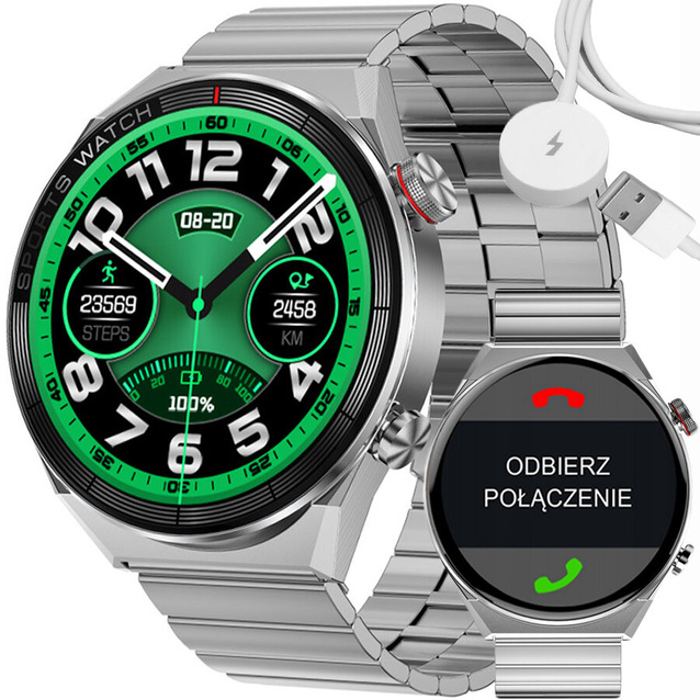 Rubicon RNCE99 MEN'S SMARTWATCH - CALL MAKING, WIRELESS CHARGING (sr046a)