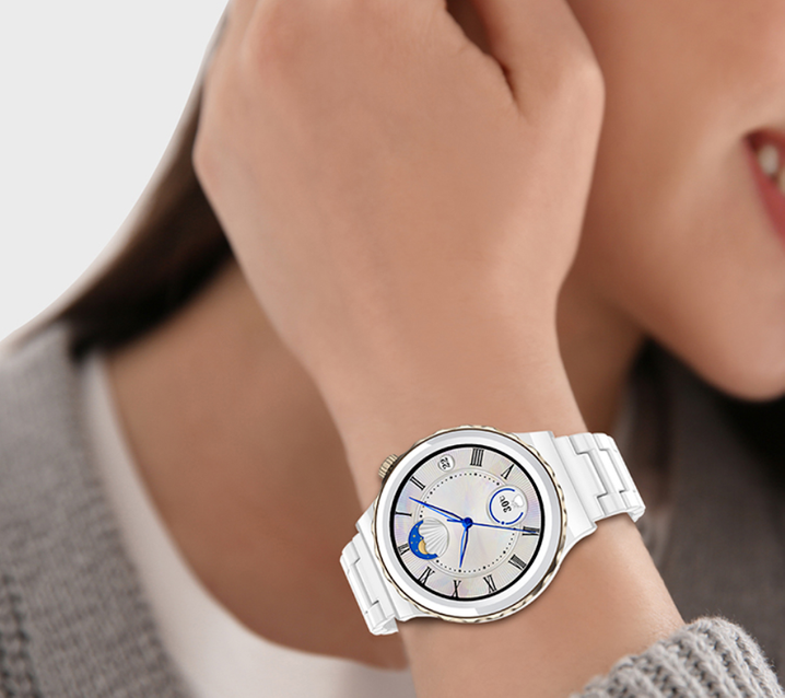 SMARTWATCH FOR WOMEN Rubicon RNCE92 - CONNECTIONS, CERAMIC (sr038c)