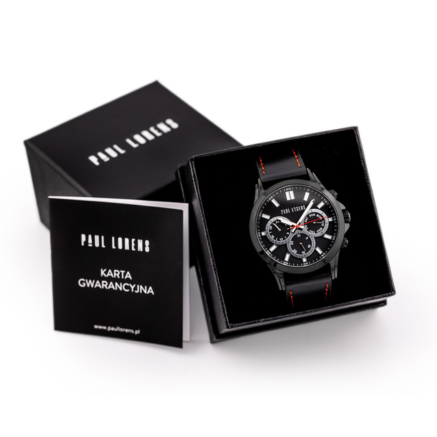 PAUL LORENS MALE WATCH - PL8071A2-1A3 (zg373a) + BOX