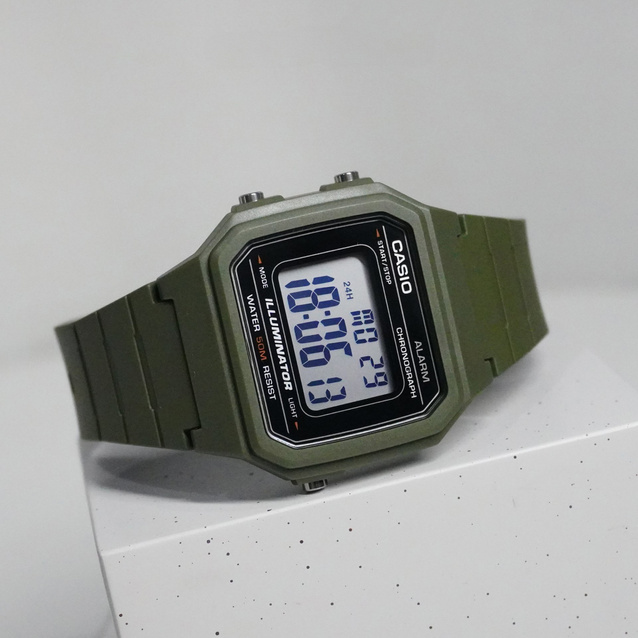 Casio W-217H-3A watch + BOX