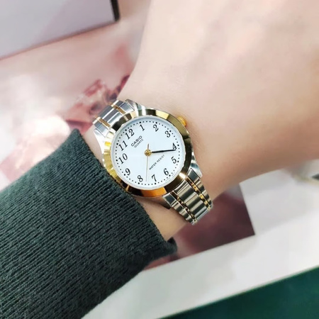 ZEGAREK DAMSKI CASIO LTP-1128G-7B (zd554b) + BOX