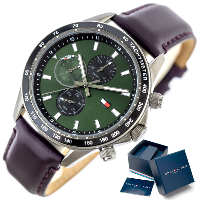 TOMMY HILFIGER MEN'S WATCH 1792017 Miles (zf113b) + BOX