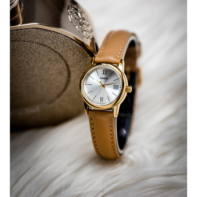 CASIO LTP-V002GL-7B3UDF WOMEN'S WATCH (zd584h) + BOX