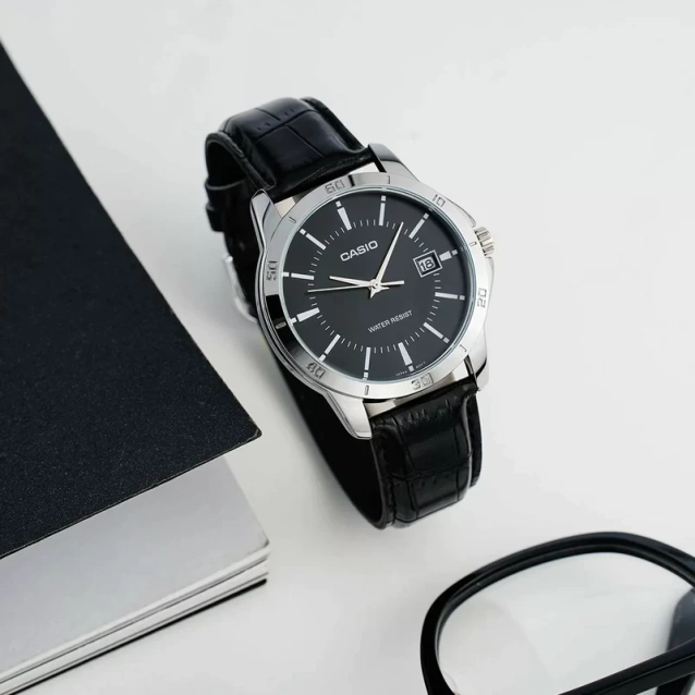 CASIO MEN'S WATCH MTP-V004L - 1A (zd046e) + BOX