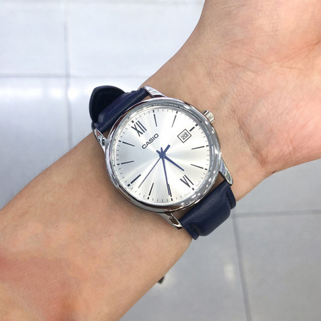CASIO MALE WATCH MTP-V002L-2B3 + BOX (zd224b)