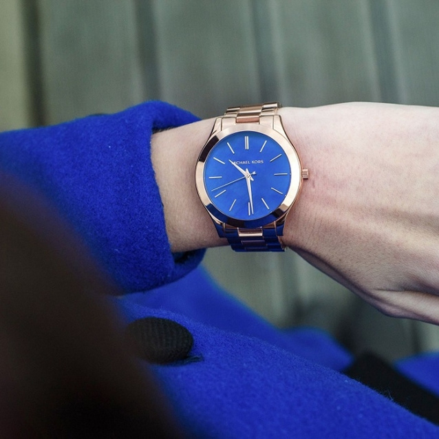 WOMEN'S WATCH Michael Kors Slim Runway MK3494 + BOX