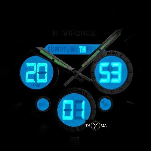 NAVIFORCE LANCER MEN'S WATCH -DUAL TIME (zn008a)