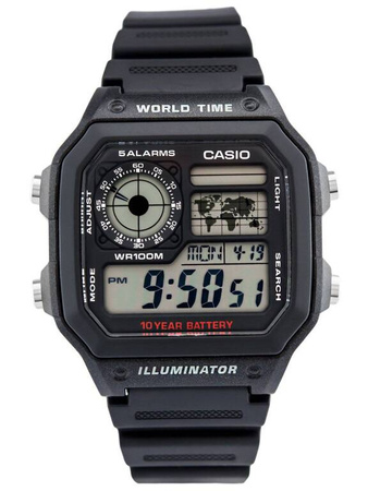 ZEGAREK MĘSKI CASIO AE-1200WH-1AVCF (zd146a) + BOX