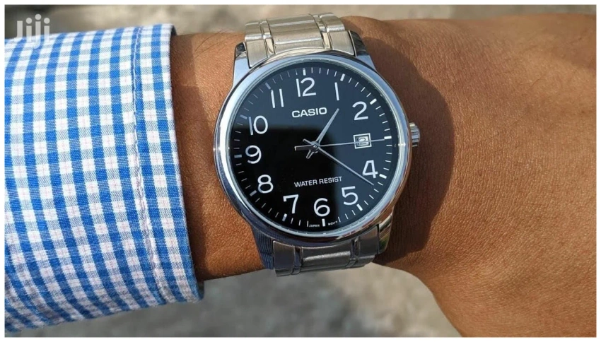 CASIO MEN'S WATCH MTP-V002D-1BUDF (zd103e) + BOX