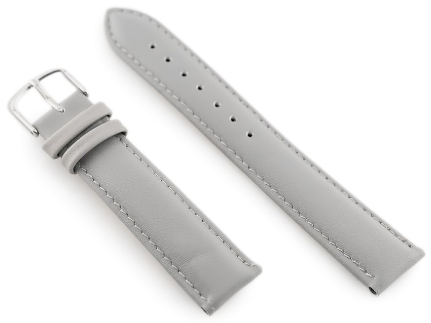 W83 leather watch strap - ash - 20mm