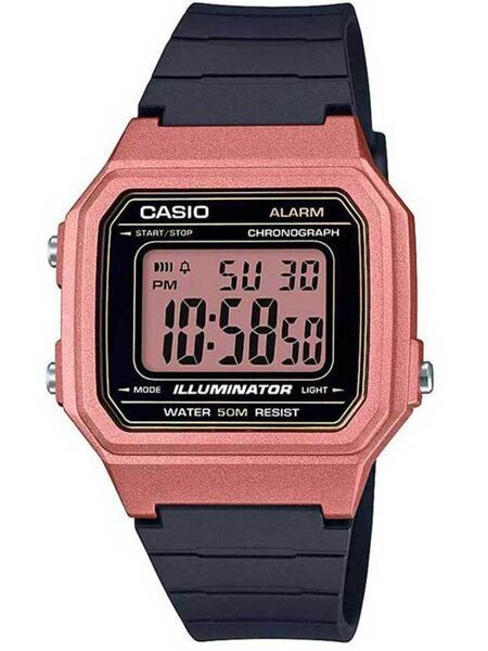 UNISEX CASIO W-217HM-5A WATCH + BOX