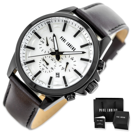 ZEGAREK MĘSKI PAUL LORENS - PL20010A-3B1 (zg379f) + BOX