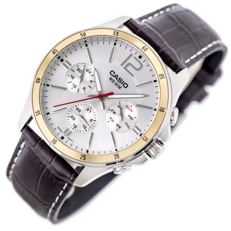 CASIO MEN'S WATCH MTP-1374L-7AVDF (zd064a) + BOX
