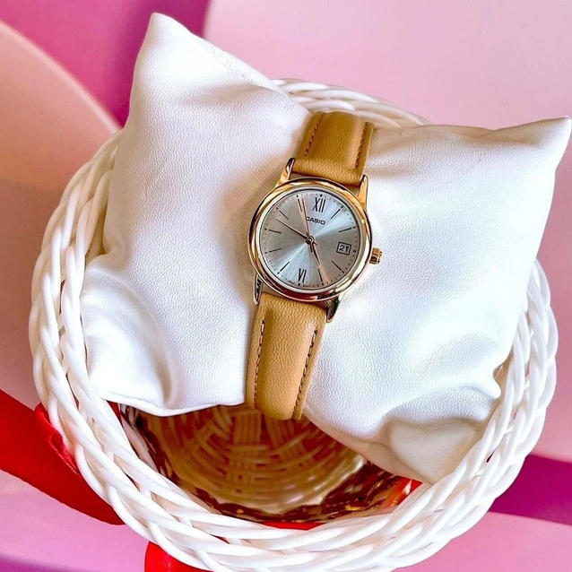 CASIO LTP-V002GL-7B3UDF WOMEN'S WATCH (zd584h) + BOX