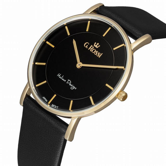 WOMEN'S WATCH G. ROSSI G.R737A-1A2-2 on strap (zg632b) + BOX