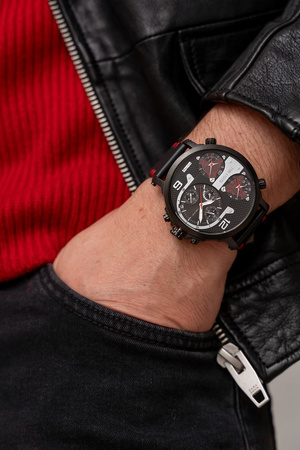 PAUL LORENS MALE WATCH - PL11706A2-1A3 (zg369b) + BOX