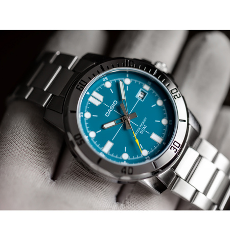 CASIO MEN'S WATCH MTP-VD01D-3E2 (zd185h) + BOX