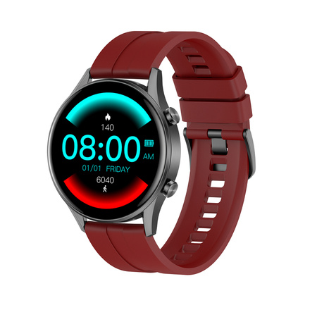 SMARTWATCH MĘSKI G. Rossi SW019-3 black/red (sg014c) PROWADZENIE ROZMÓW