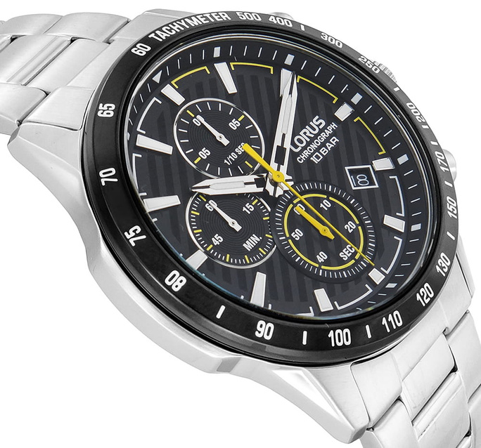 Men's Lorus Chronograph 45 mm RM397HX9 + BOX watch