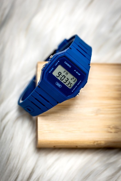 CASIO MEN'S WATCH F-91WB-2A1DF + BOX