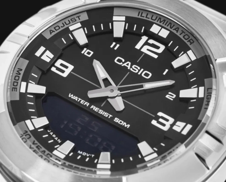 ZEGAREK MĘSKI CASIO AMW-870D-1AVDF + BOX