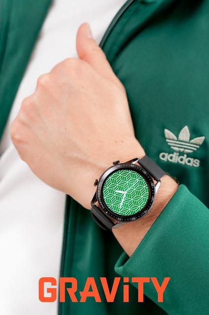 SMARTWATCH MĘSKI GRAVITY GT10-1 - AMOLED, DODATKOWY PASEK (sg046a)