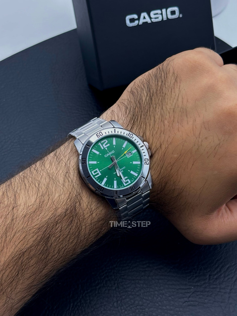 ZEGAREK MĘSKI CASIO MTP-VD01D-3B + BOX