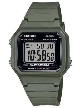 Casio W-217H-3A watch + BOX