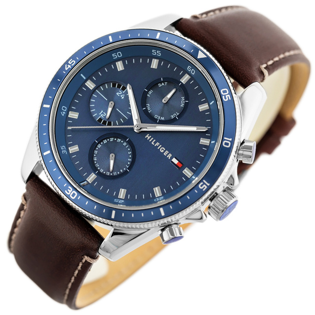 TOMMY HILFIGER MEN'S WATCH 1791837 PARKER (zf041a) + BOX