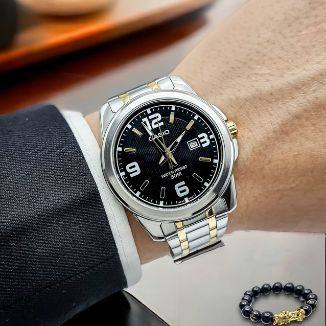 CASIO MALE WATCH MTP-1314SG-1AVDF (zd024d) + BOX