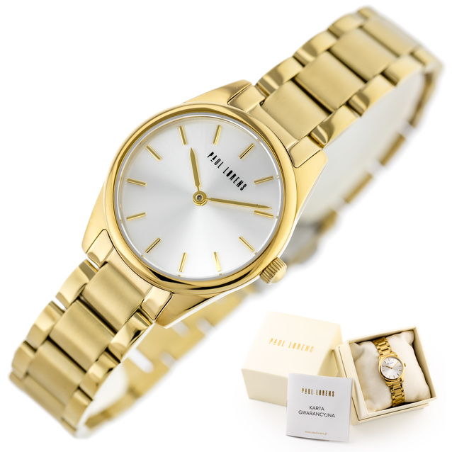 PAUL LORENS WOMEN'S WATCH - PL20008B-3D1 (zg571b) + BOX