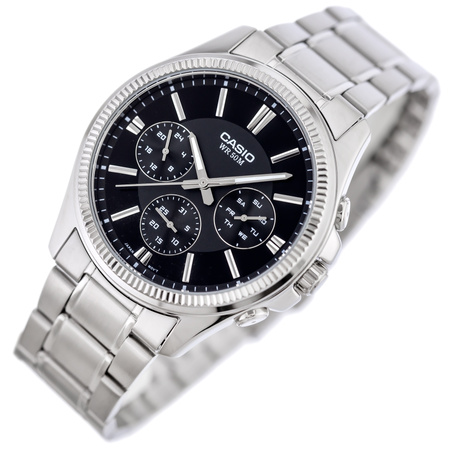 CASIO MEN'S WATCH MTP-1375D-1AVDF (zd112b) + BOX