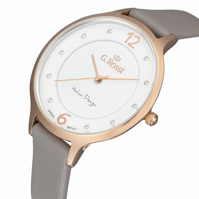 ZEGAREK DAMSKI G. ROSSI G.R10411A-3B4 NA PASKU (zg714h) + BOX