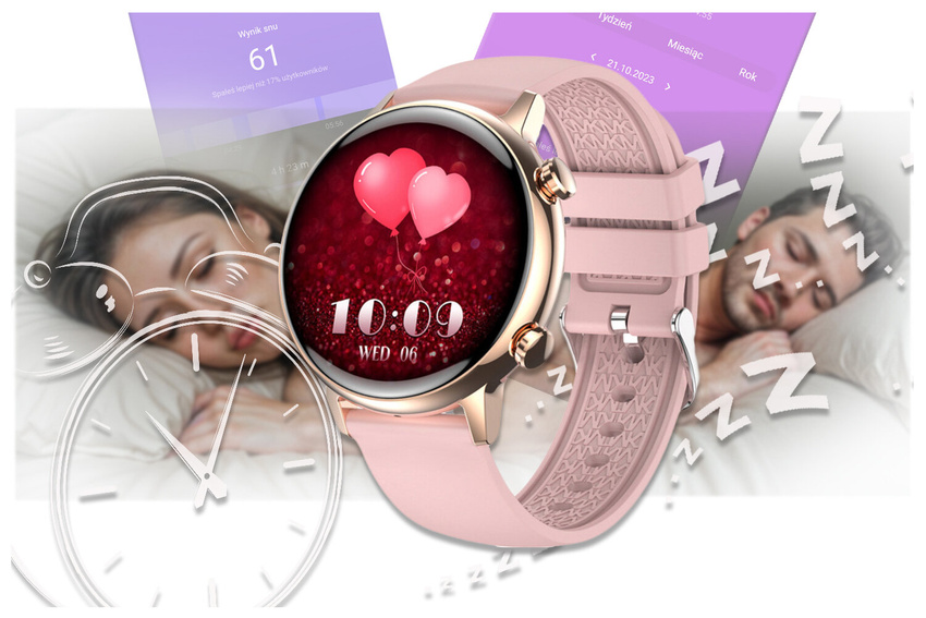 WOMEN'S SMARTWATCH Rubicon RNCF09 - SPORTS MODES, SNOW MONITOR (sr054a)