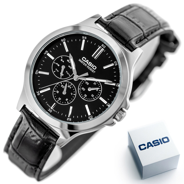 ZEGAREK MĘSKI CASIO MTP-V300L-1A (zd085b) + BOX