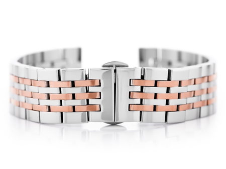 Pacific Bracelet Model 4 silver rose gold 22mm