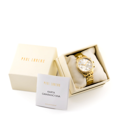 PAUL LORENS WOMEN'S WATCH - PL20020B-3D1 (zg569b) + BOX